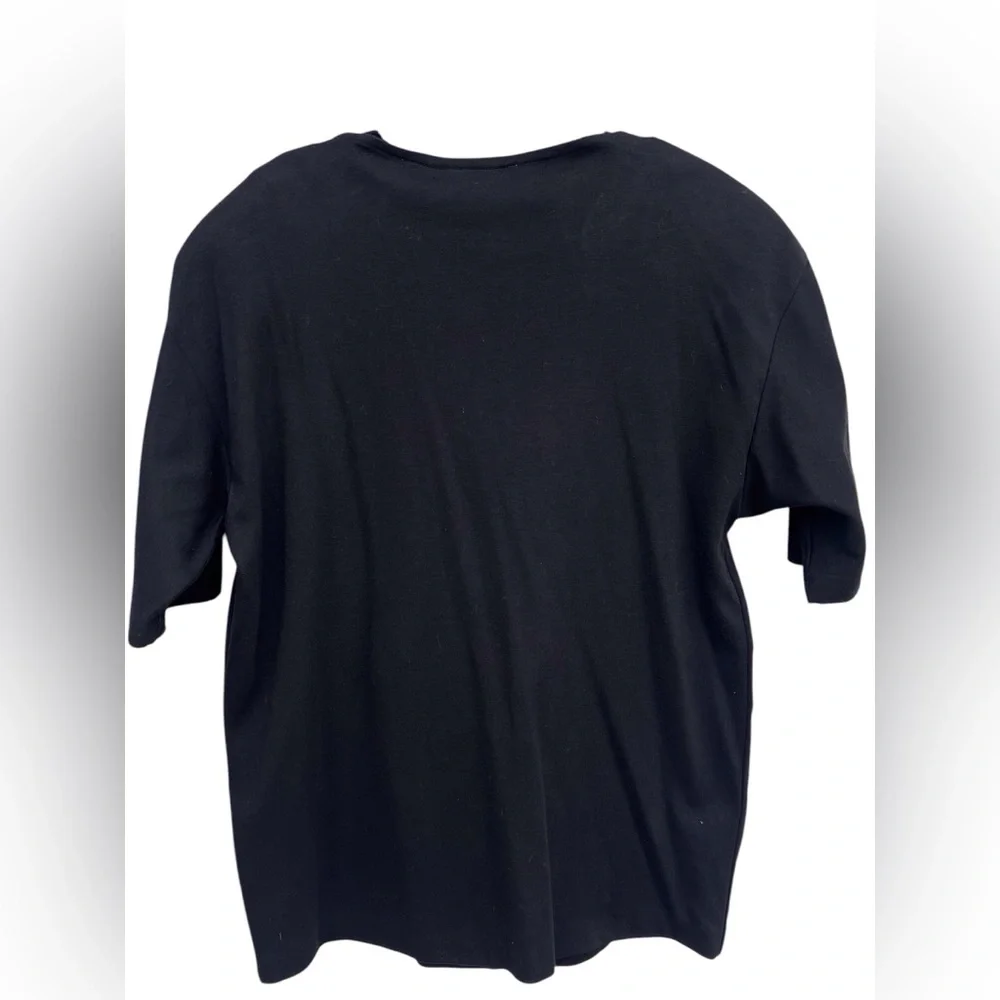 Colorful Fish Design Black T-Shirt - Picture 2 of 6